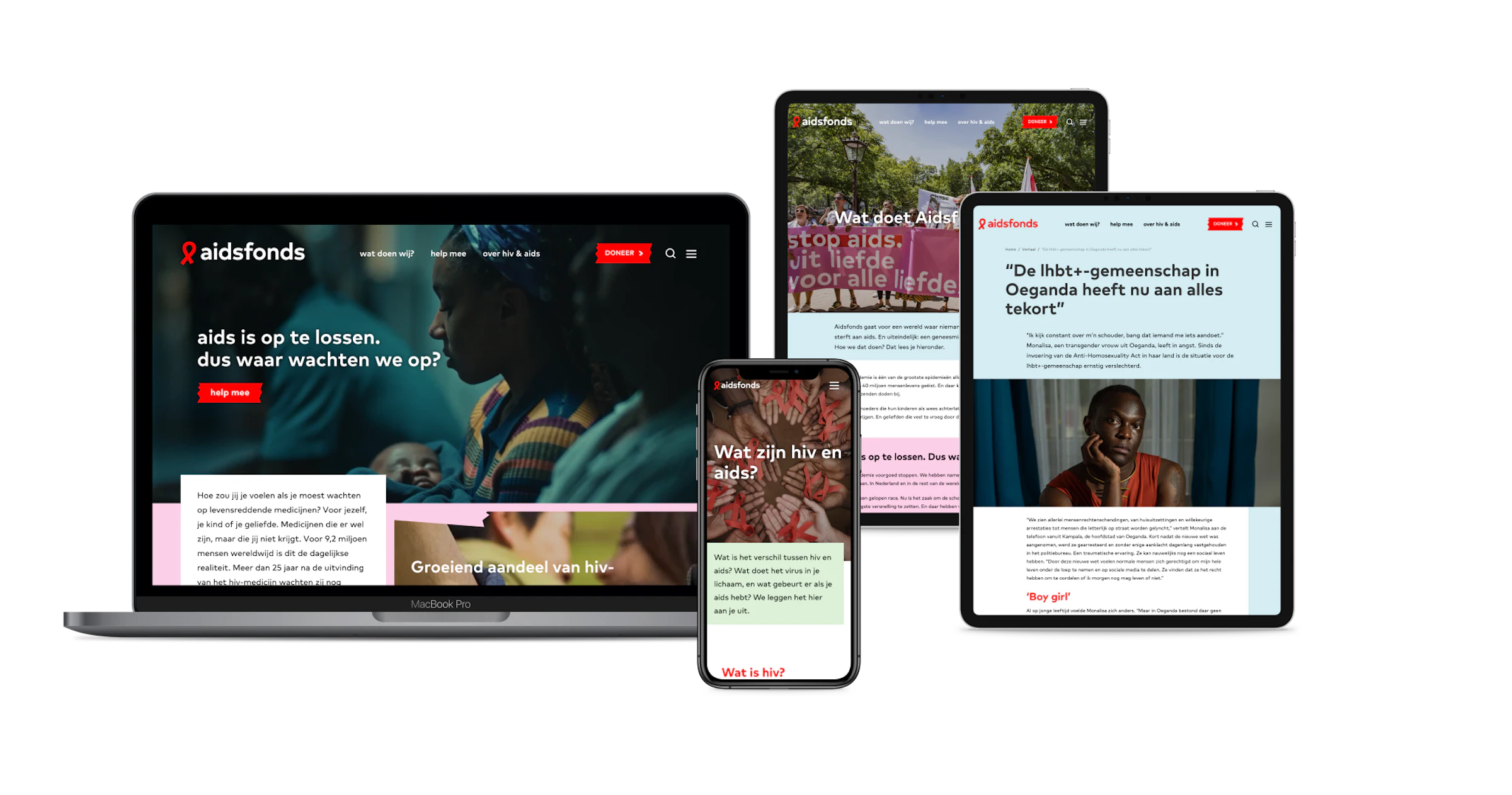 Aidsfonds — Aidsfonds kiest voor de ervaring van us.