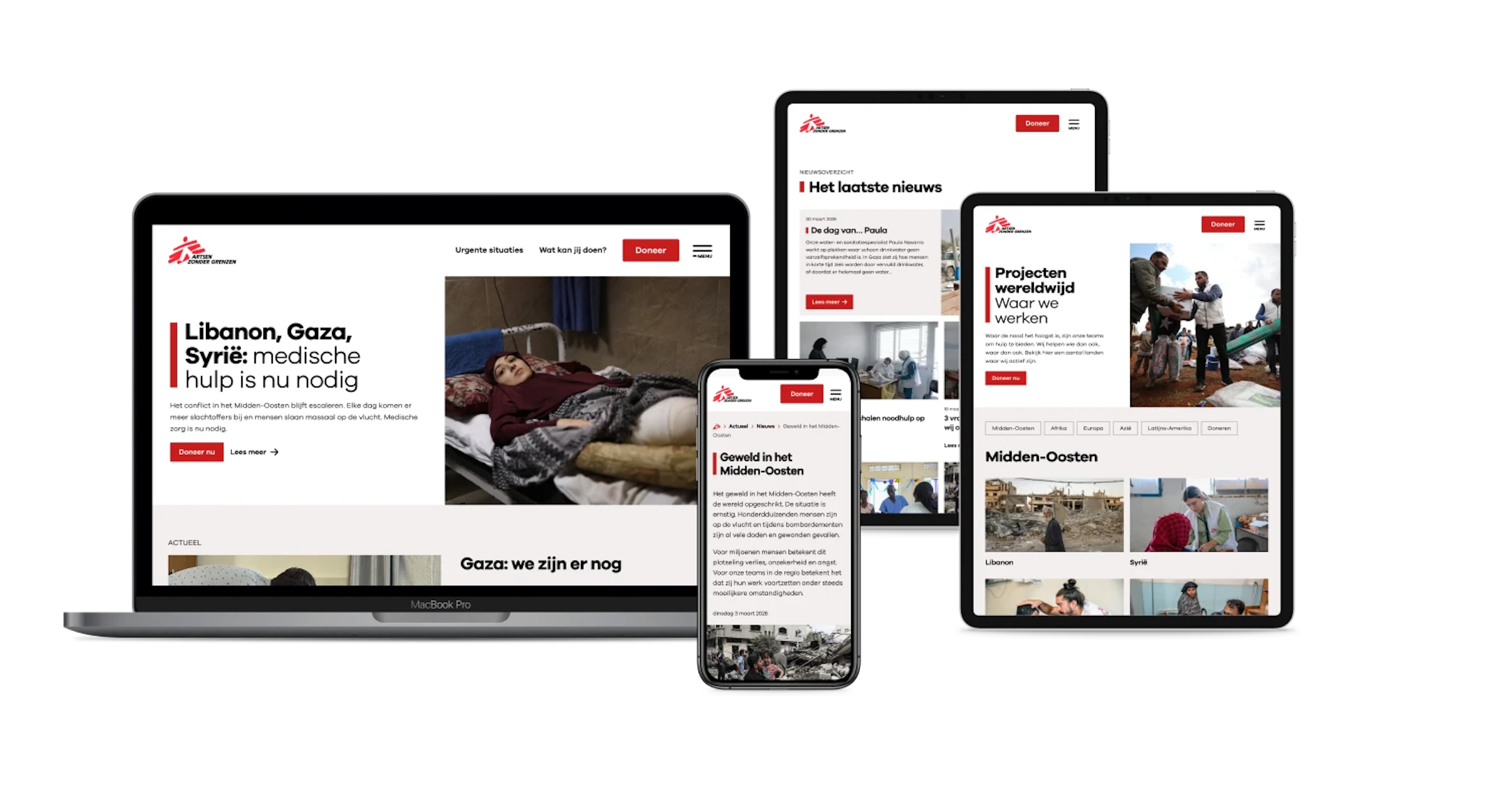 Artsen zonder Grenzen — Online platform is het fundament onder de medische noodhulp van AzG.
