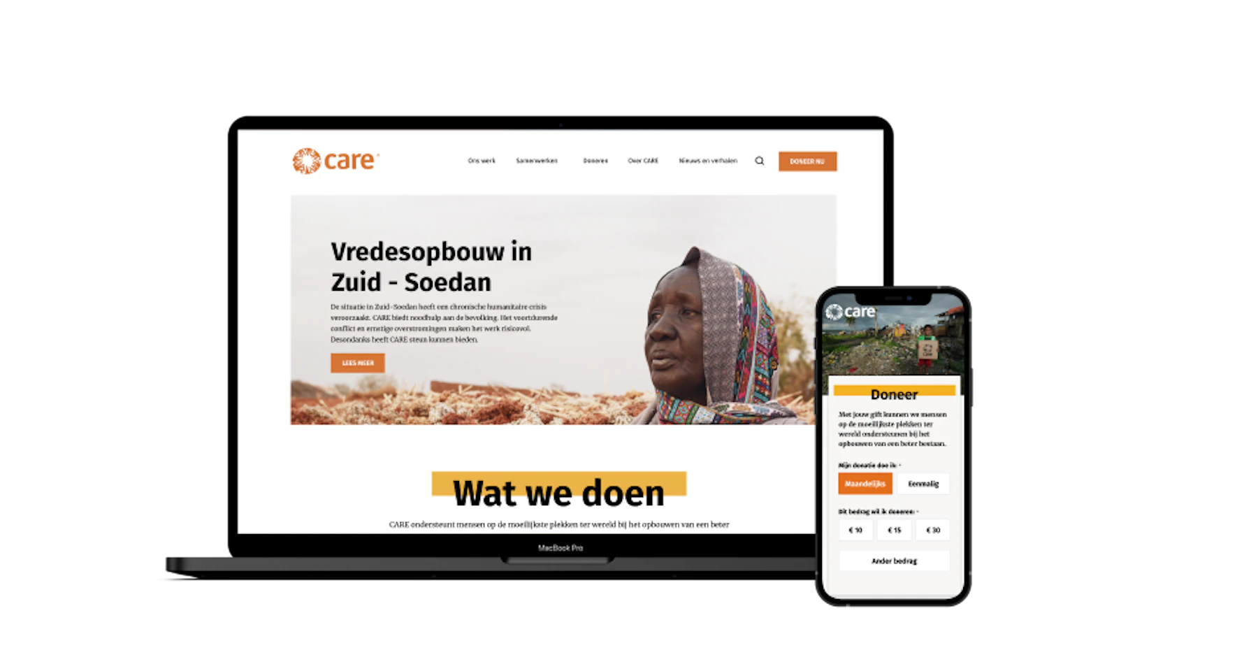 CARE Nederland — CARE vond in us. een strategisch en technologisch partner.