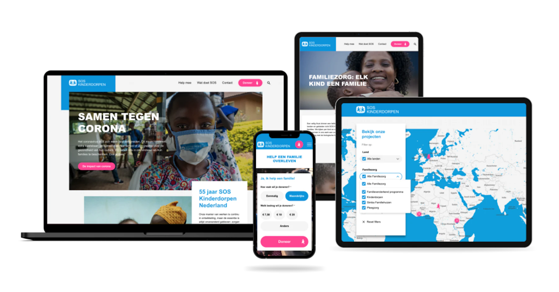 SOS Kinderdorpen — Ware ondersteuning voor online activiteiten.