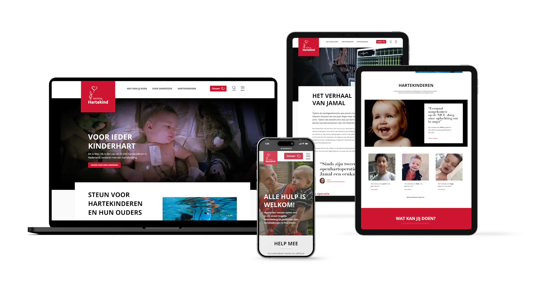Stichting Hartekind — Gebouwd op het fondsenwervend platform van us.