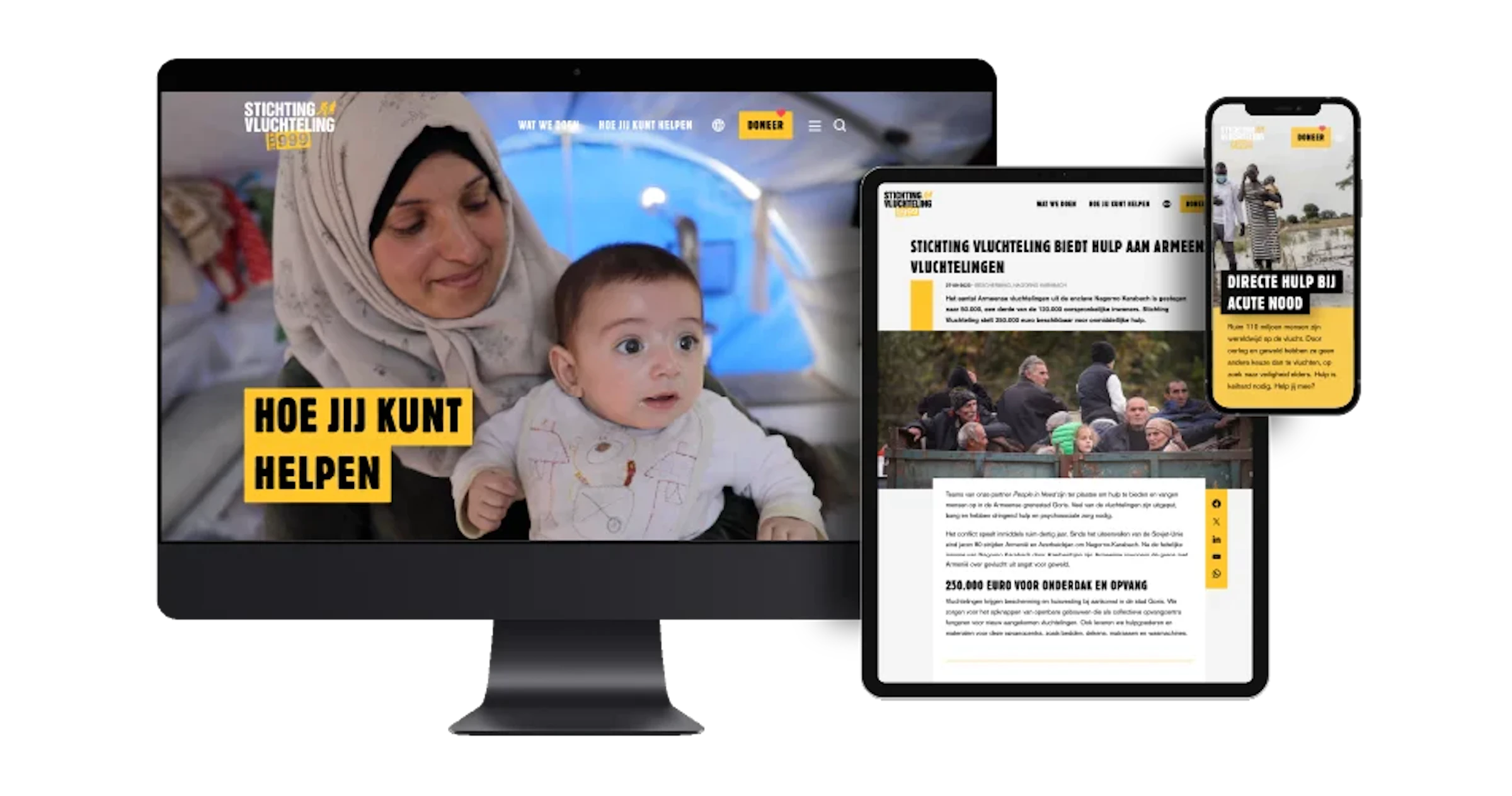 Stichting Vluchteling — Meer bereik en betere processen op één platform.